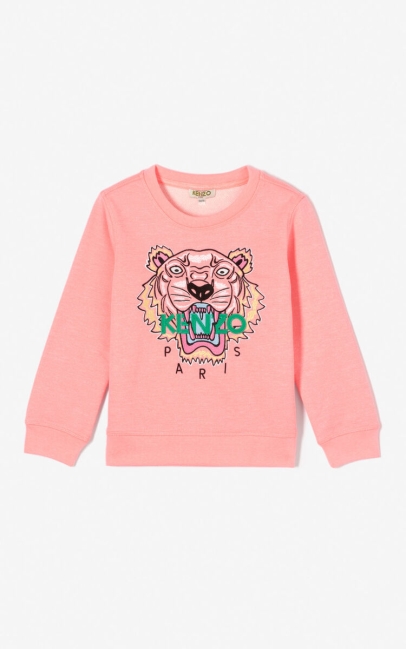 Kenzo Kids Tiger Sweatshirt Coral